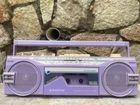 Vintage Boombox Sanyo M7022 Radio Cassette Player AM FM Stereo