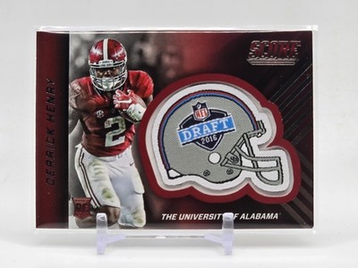 Derrick Henry 2016 Panini Score Draft Logo Patch #8 Rookie RC Titans Alabama