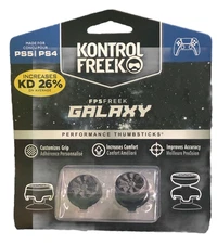 Black PS5|PS4 Kontrol Freek FPS Galaxy 1 Mid 1 High Rise Perfomance Thumbsticks