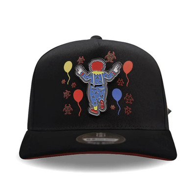 Bigg boss  Black Red Baseball Cap Men One Size Snapback w/ Graphic Red Brim