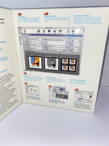 FileMaker Pro 7 Software for Mac CD-ROM Complete with Box, Manuals - Picture 9 of 21