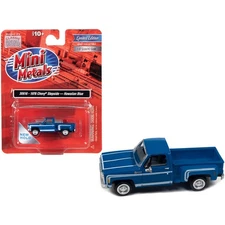 Classic Metal Works Stepside Pickup, Blue/White, HO Scale