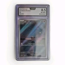  Pii 202/197 AOG Grading 8.5 Near Mint Deutsch Obsidianflammen Pokémon Karte