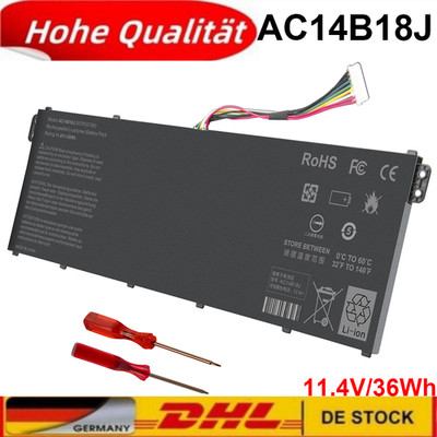 AC14B18J Akku für Acer Chromebook 11 CB3-111 13 CB5-311 Aspire V3-111 ES1-511