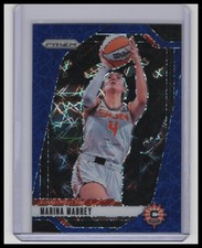 2024 Panini Prizm WNBA #132 Marina Mabrey Blue Velocity Prizms