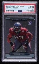 2010 Topps Platinum Gerald McCoy #128 PSA 10 GEM MT 03up