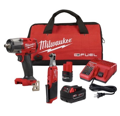 Milwaukee Tool M18 FUEL and M12 FUEL 2-Tool Combo Kit