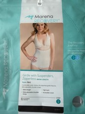 Nuevo con etiquetas Faja de Compresión Marena Recovery FBA2 con Tirantes XL Paso 2 Bikini Desnudo