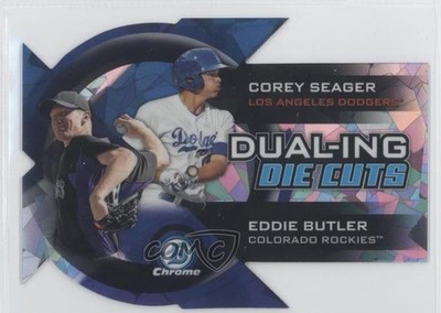 2014 Bowman Chrome Atomic Refractor 24/99 Corey Seager Eddie Butler #DDC-SB 1j2