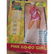 Rubies Feelin Groovy Pink Go-Go Girl Costume 60s Mod Retro Adult Large 15099