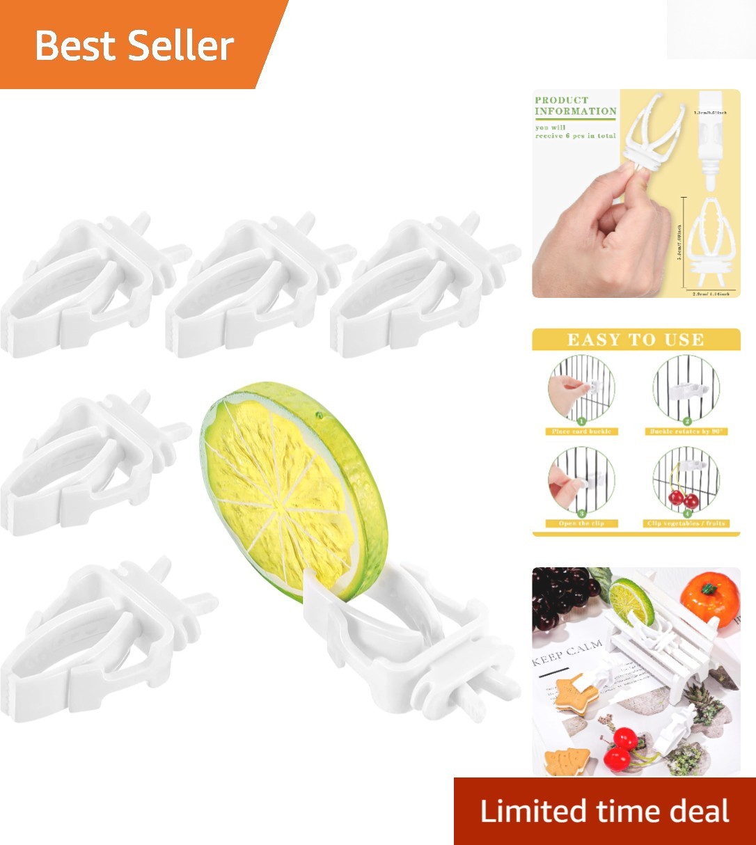 Holder Clips - Safe Feeding For Small Birds
