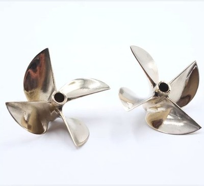 67mm 4-Blade High-Precision CNC Copper Propeller 6.35mm Shaft for RC Boat