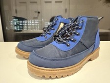 NEW Children’s Winter Boots – Size UK 3 / EU 36 – Navy & Blue – Warm Lined