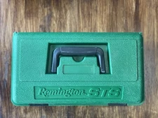 Vintage 1970's Remington STS Green Hard Shell Plastic Utility/Ammo Box