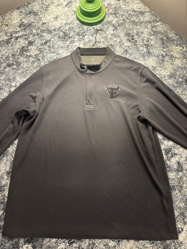 UB Buffalo Bulls Vintage Quarter Zip Nike Drifit Grey XL