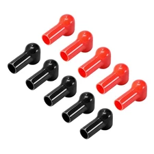 Battery Terminal Protector Covers-for 16mm Terminal 12mm Cable Red Black 5 Pairs