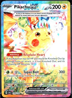 2024 Pokemon Ssp En Pikachu Ex | eBay