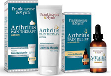 Frankincense and Myrrh Combo Pack - Arthritis Pain Relief Rubbing Oil 2 Oz. and