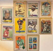 1950's--1980s HoFs  Topps # 2 lot(10) $$vintage Football🏈 Card Lot