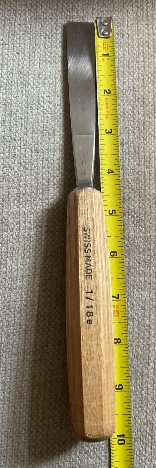 PFEIL "Swiss Made" 1/18e 18mm # 1 Sweep Straight Chisel - See Pics