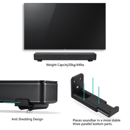 Soundbar Wall Mount with Adjustable Arms for Optimal Sound Positioning - Picture 18 of 20