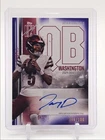 JAYDEN DANIELS 2024 TOPPS SIGNATURE CLASS ROOKIE PURPLE RC AUTO /100 Q0004