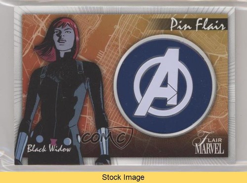 2023 Flair Marvel Pin Flair Avengers Black Widow #PFM3 READ - Picture 1 of 3