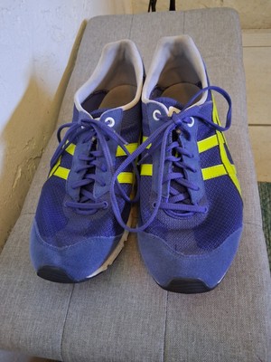 ASICS Onitsuka Tiger Indigo Blue/Lime Green Sneakers Men's Size 10