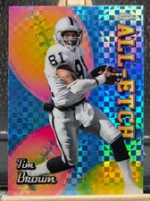 TIM BROWN 2024 Topps Chrome #CAE-TBR ALL-ETCH X-FRACTOR INSERT Oakland Raiders