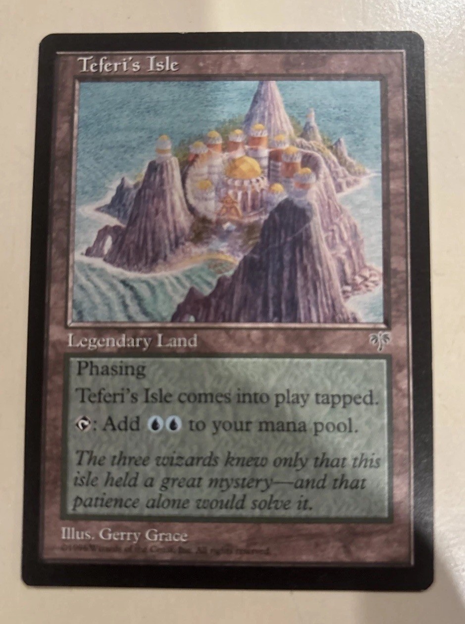 Magic: The Gathering Mirage Teferi’s Isle Legendary Land NM Regular