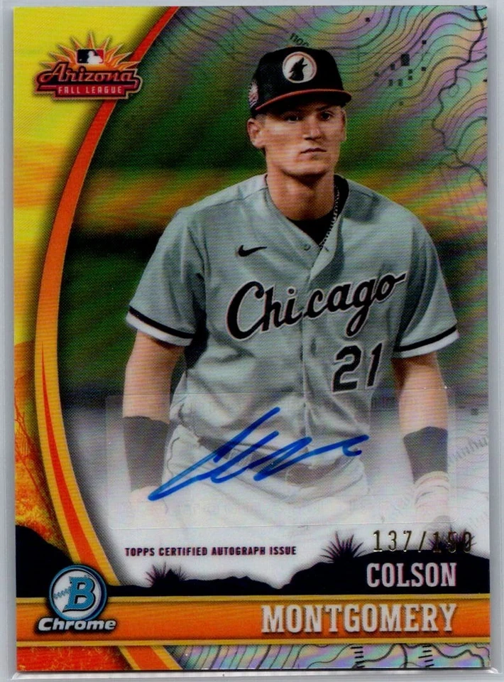 COLSON MONTGOMERY #AFL-CM - 2024 Bowman Chrome - AFL Fall Stars AUTO /150 - Image 2 of 3
