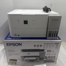 EcoTank ET-2980 Wireless Color All-in-One Supertank Printer - White 