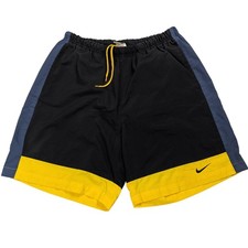 Vintage Nike 8" Swim Shorts Men Large Mesh Liner Retro Trunks Elastic Waist 90s