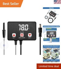 Aquarium Temperature Controller: Auto Start/Stop LCD Display Cooler for Fish