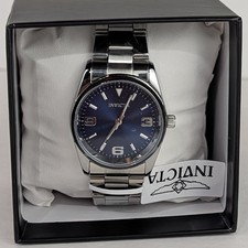Invicta Celestial Men's 35mm Watch Silver Tone Stainless Steel Blue Dial 69180