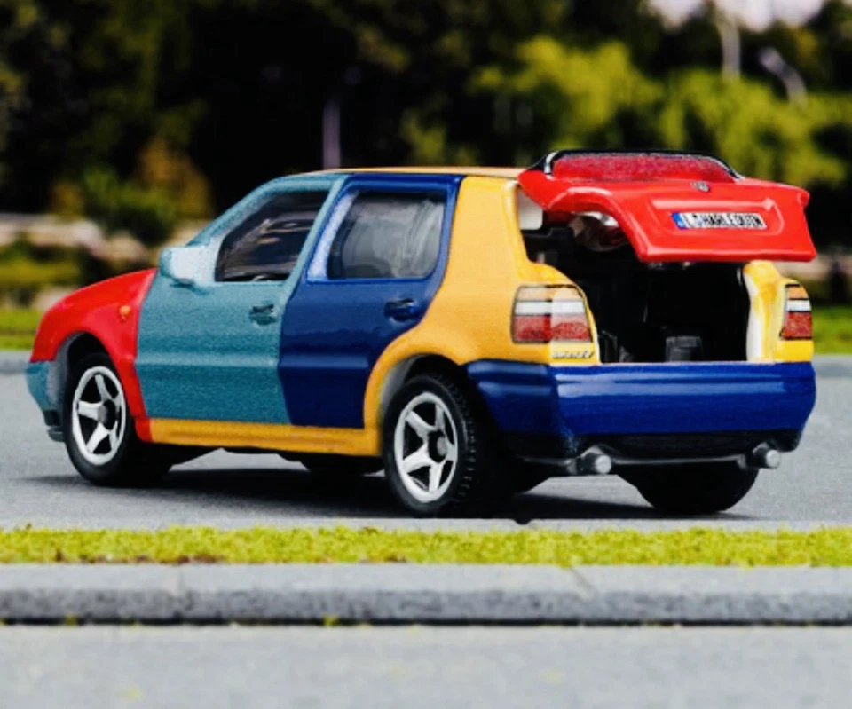 Volkswagen Golf Harlequin 1995 Matchbox - nuevo/sellado Foto 4 de 4