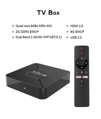 10pcs/lot dhl free ship XS97 Q5 Android TV Box 2G+8G   4K tv box Quad-core
