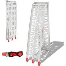 Klappbare Auffahrrampe aus Alu, Verladeschiene 226x30,5x5,5cm, 340kg - Auto L...