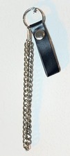 Vtg Replacement Wallet Chain Leather Belt Loop Strap 12 Chain Biker Trucker