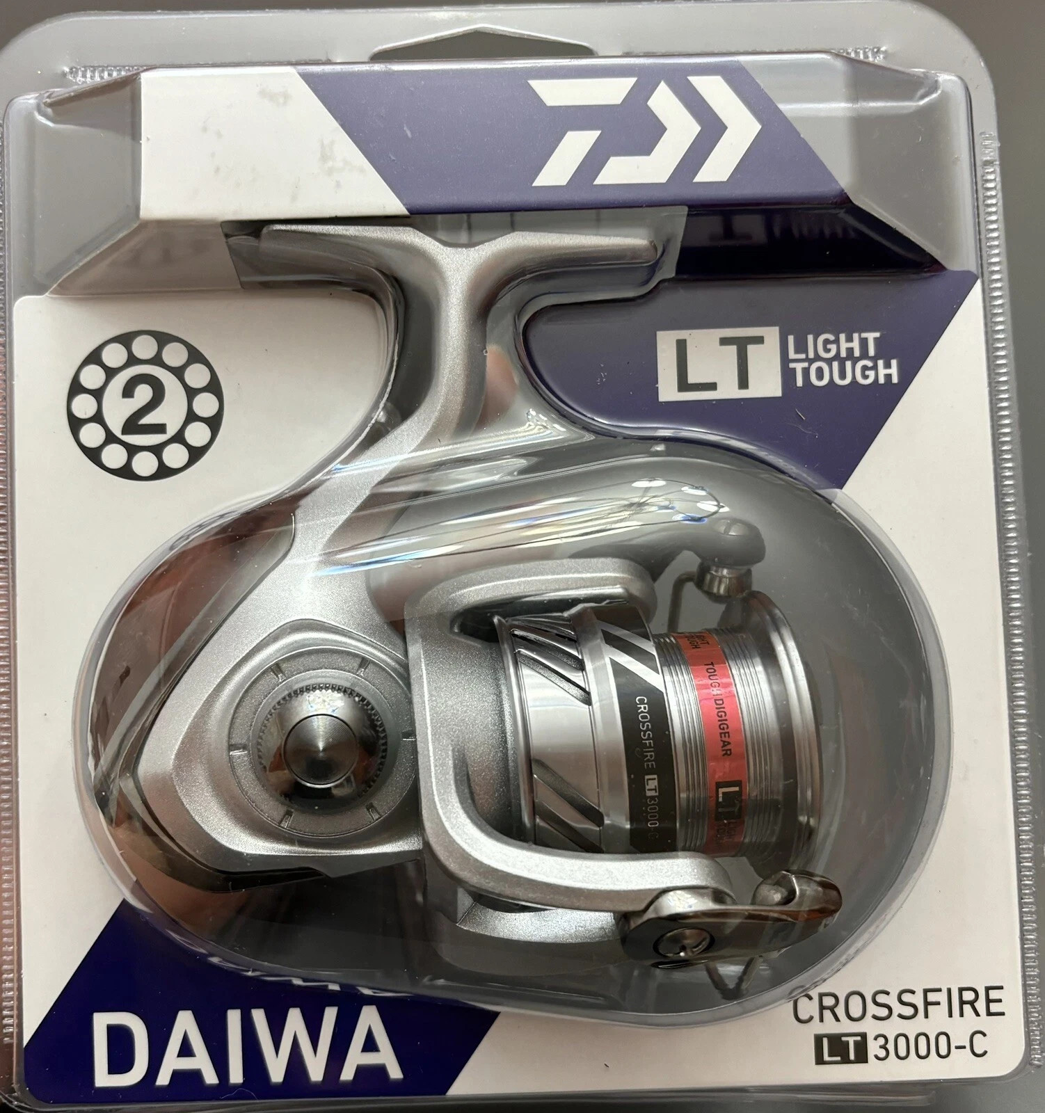Daiwa Crossfire LT 3000-C Light Tough 5.3:1 Spinning Reel BR