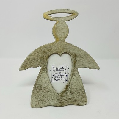 Folk Frames by Ruth Reynolds Darby for Ashleigh Manor 6''Tall Angel Heart Vintage