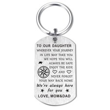 Son Birthday Graduation Gift from Mom Dad, Boys Stocking Stuffers Keychain