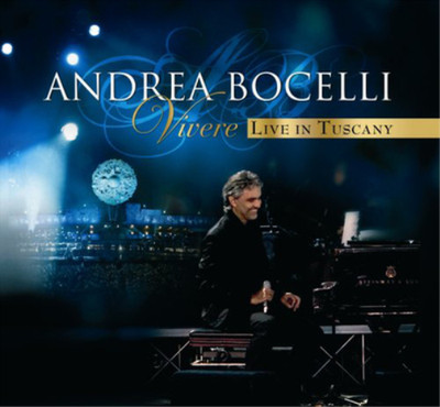 Andrea Bocelli Vivere: Live in Tuscany Album with DVD