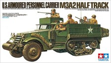 M3A2 HALF TRACK U.S Personnel Carrier (+ 9 Fig.) - TAMIYA 1/35 PLASTIC KIT