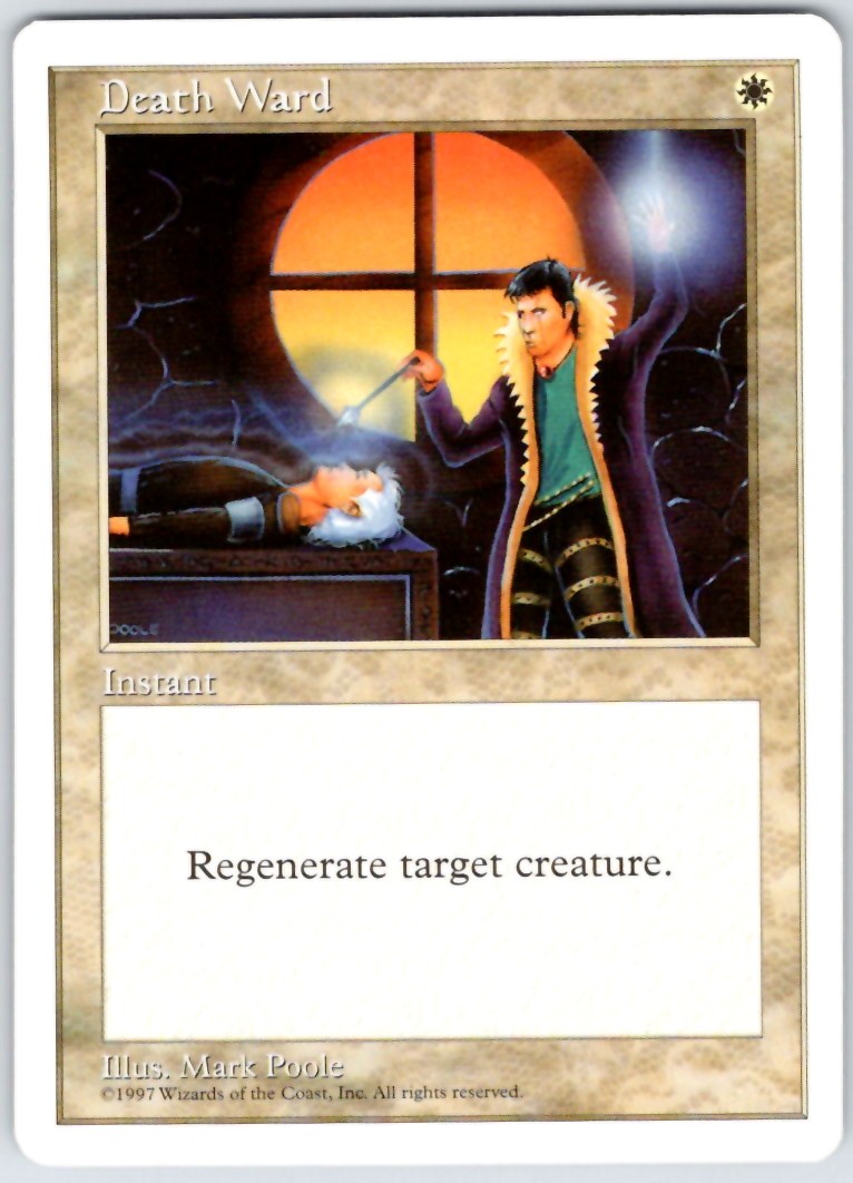 Death Ward Common Fifth Edition MTG Near Mint
