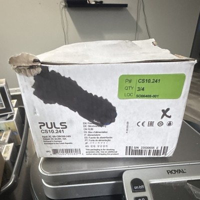 PULS CS10.241 DIN Rail Power Supply 24V 10A 240W Enclosed Blue