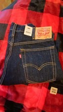 Levi's 517 Bootcut Jeans Dark Wash Blue Denim Men's Regular New w/ Tags