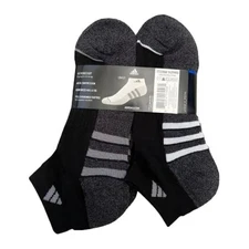 adidas 6 Pairs Men's Low Cut Socks 6 Pack