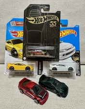 🔥Hot Wheels Custom ‘01 Acura Integra GSR~Japanese Car~NightBurnerz~Set of 5