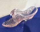 Fenton Shoe Pink Slipper Cat Head Daisy & Button 6" x 3" Tall